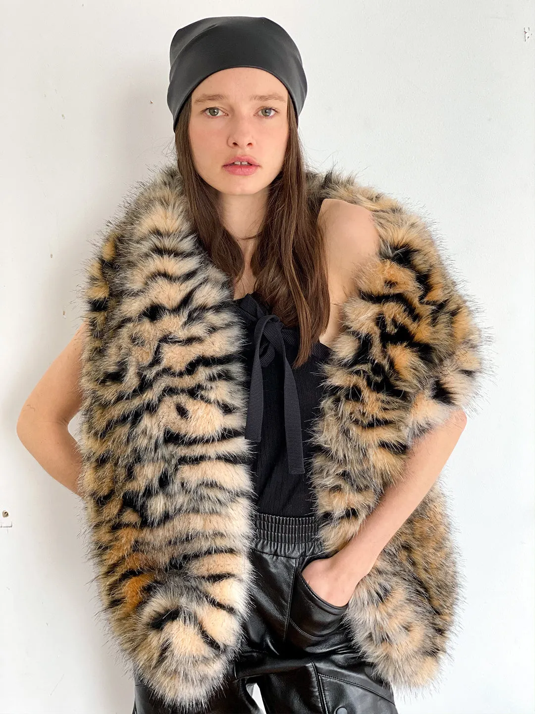 Tiger Print Scarf