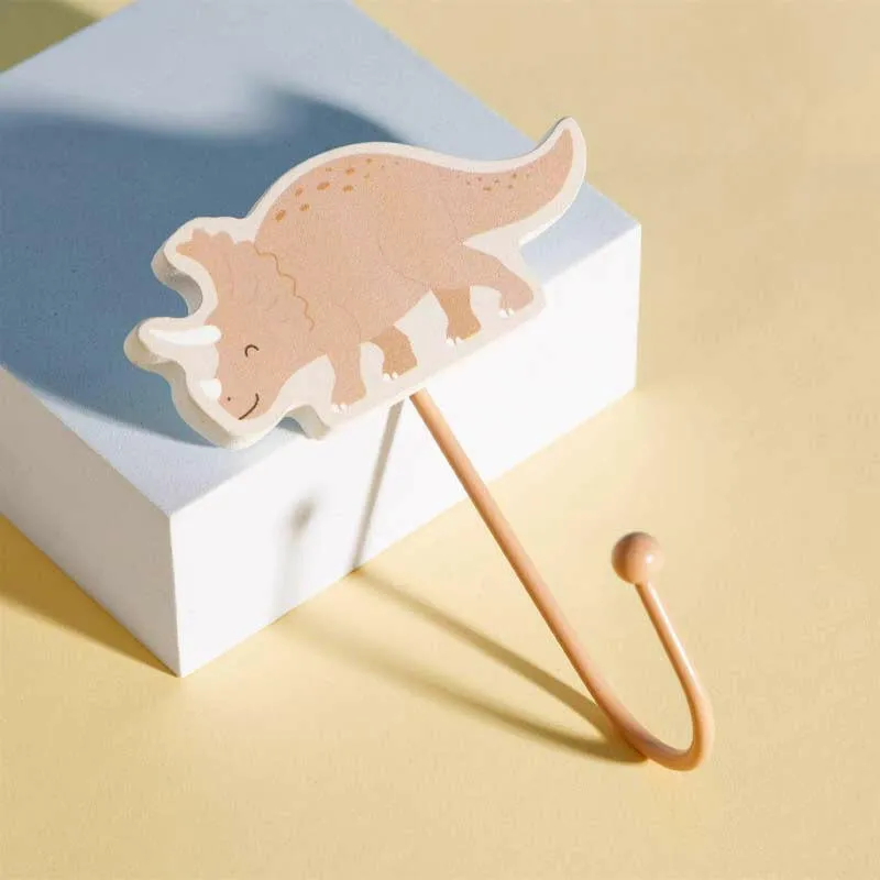 Triceratops - T-Rex Dinosaur Bedroom Wall Hooks