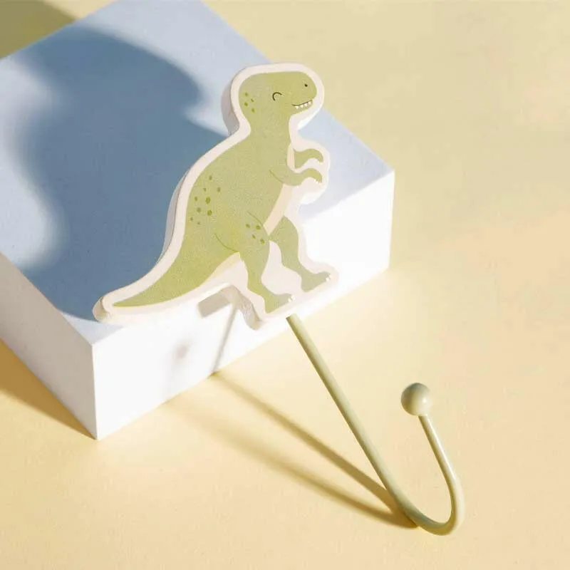 Triceratops - T-Rex Dinosaur Bedroom Wall Hooks
