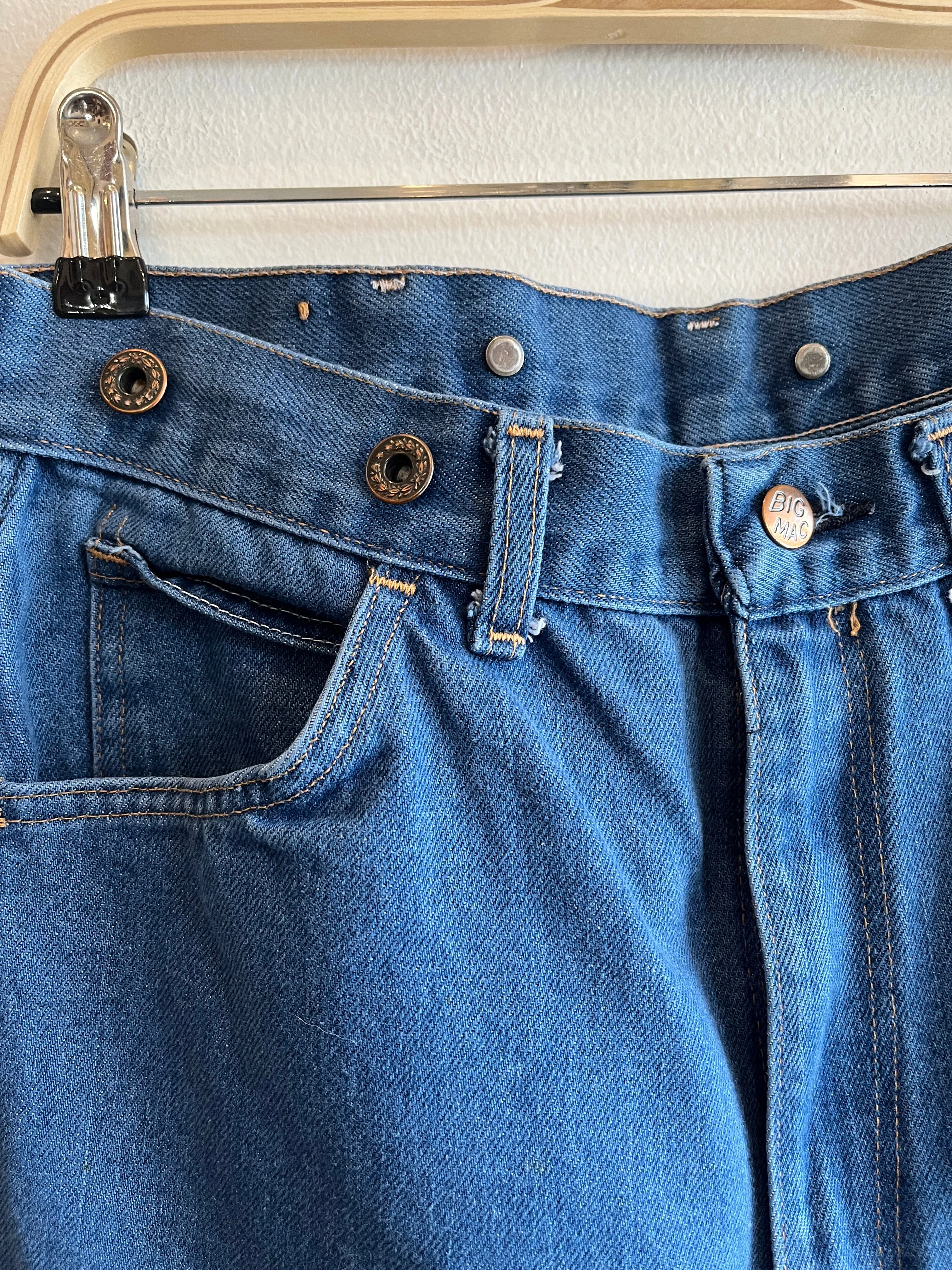 Vintage 1970/1980s Big Mac Wide Leg Carpenter Jeans