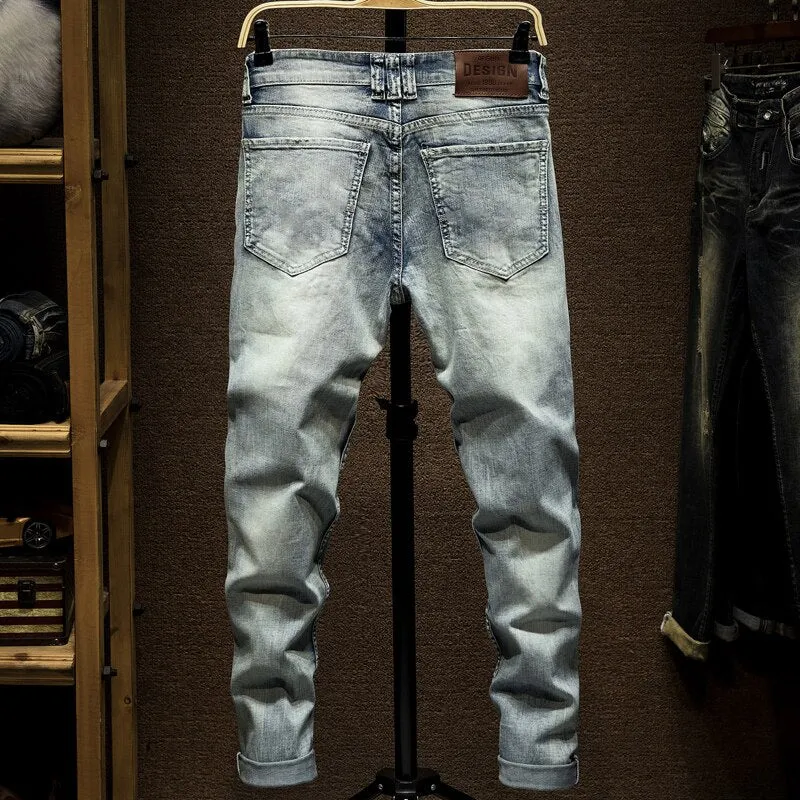 West Louis Ripped Distressed Streetwear Jeans