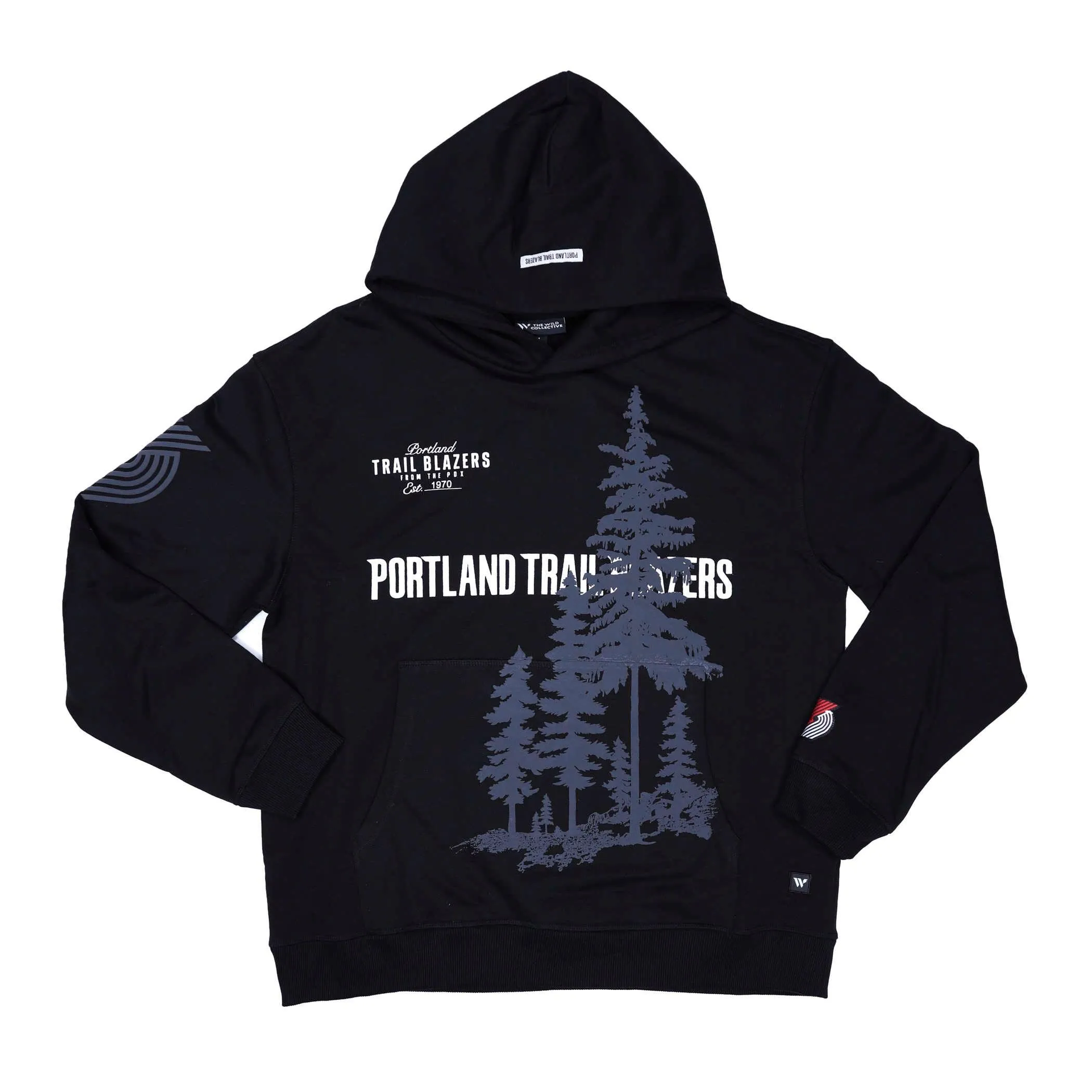 Wild Collective Blazers Puff Print Trees Hoodie