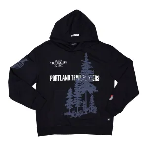 Wild Collective Blazers Puff Print Trees Hoodie