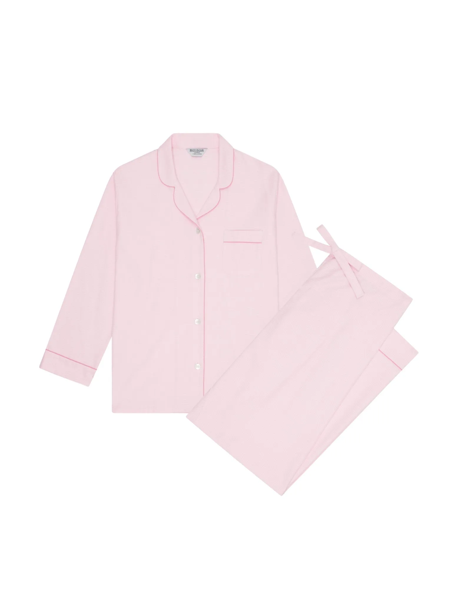 Women's Brushed Cotton Pajamas - Willet Pink